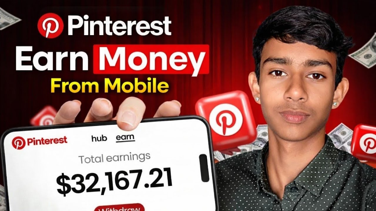How to Earn money with Pinterest in mobile..?