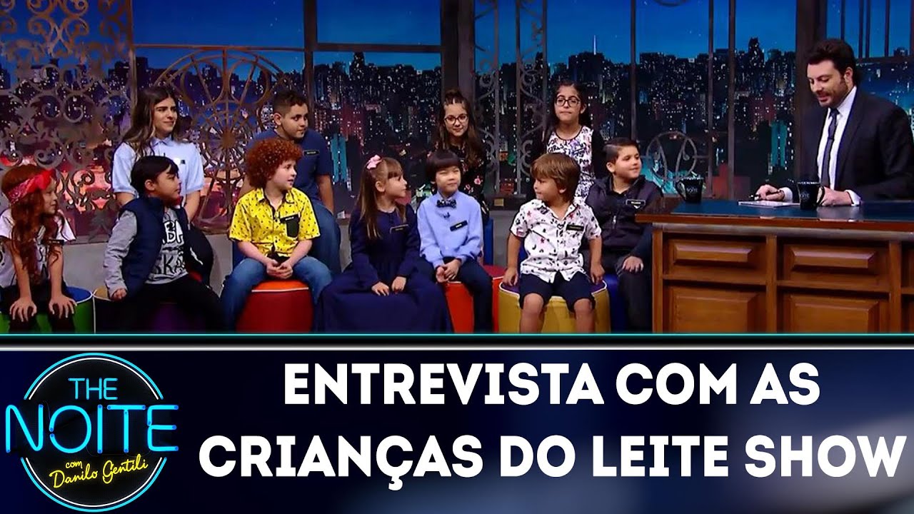 Entrevista com Crianças do Leite Show | The Noite (11/10/18)
