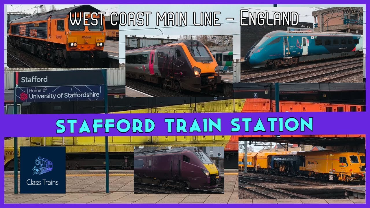 Great Day Train Spotting at Stafford Train Station