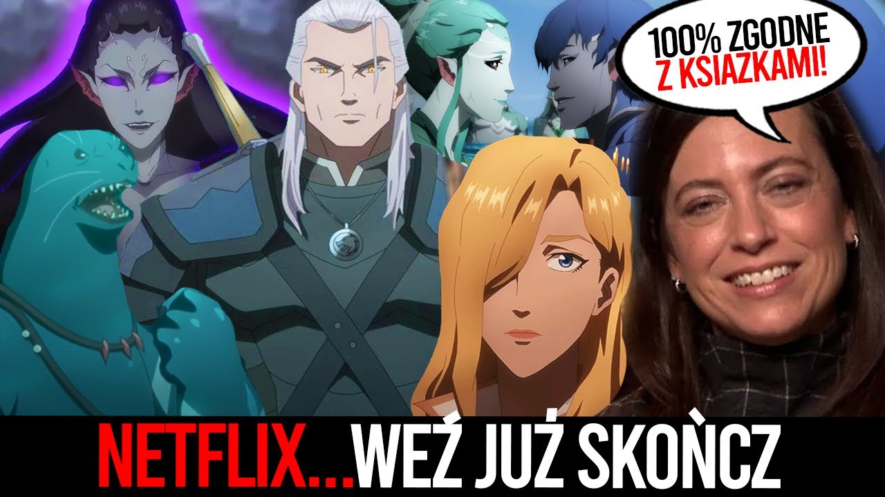 NETFLIX, ODDAJ PRAWA DO WIEDŹMINA 🤦 Wiedźmin anime to kolejny SYF / Wiedźmin: Syreny z Głębin