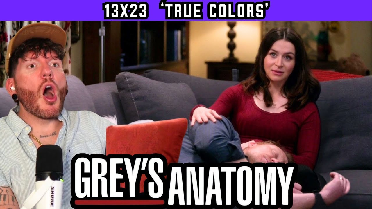 First time watching GREY'S ANATOMY 13x23 'True Colors' REACTION