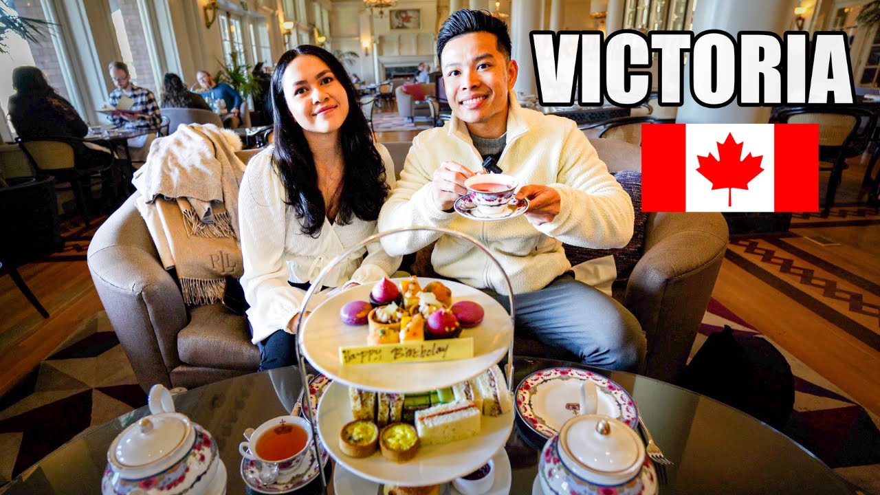 Ultimate Food Tour Of VICTORIA 🇨🇦 British Columbia! BEST Restaurants Food Guide