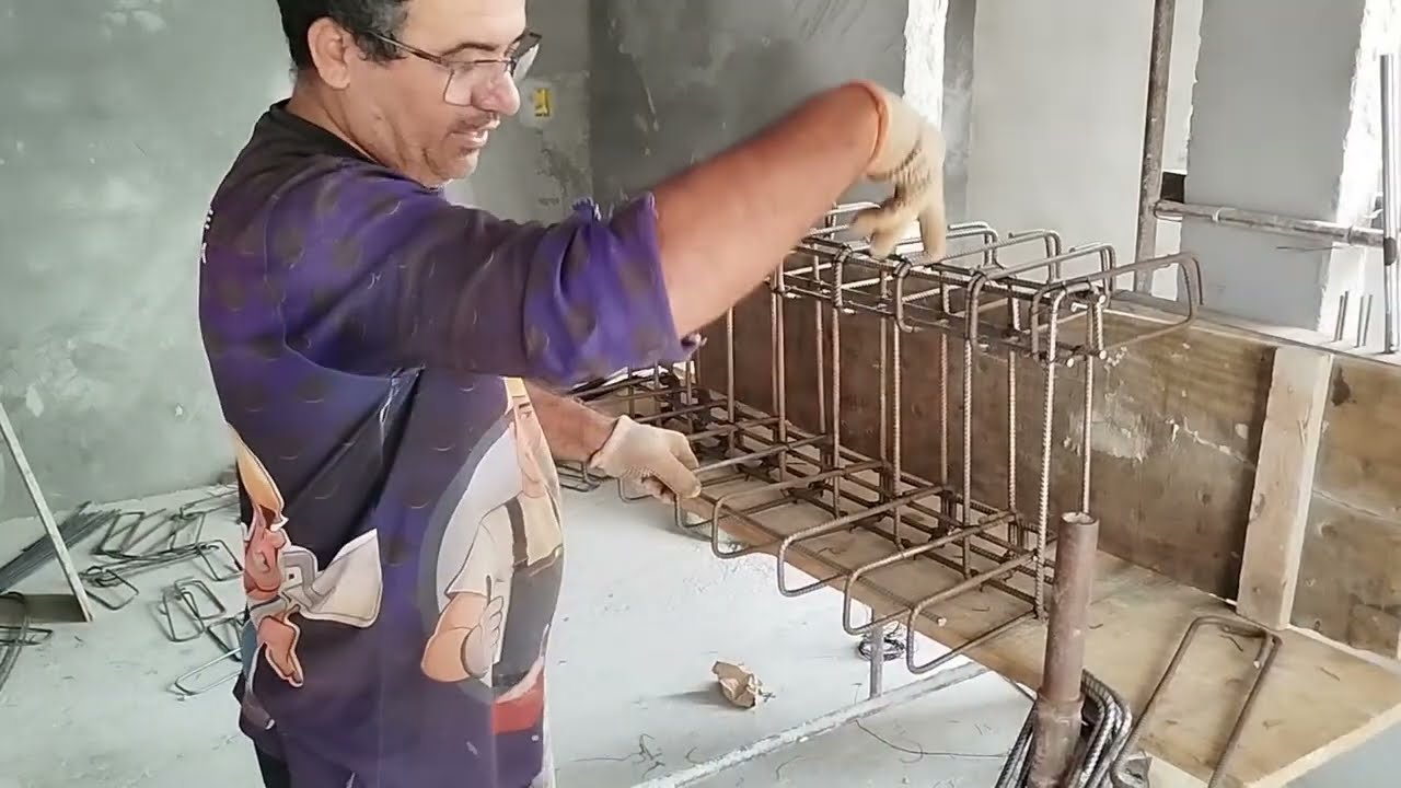 como montar ferragem de escada cascata ou prensada