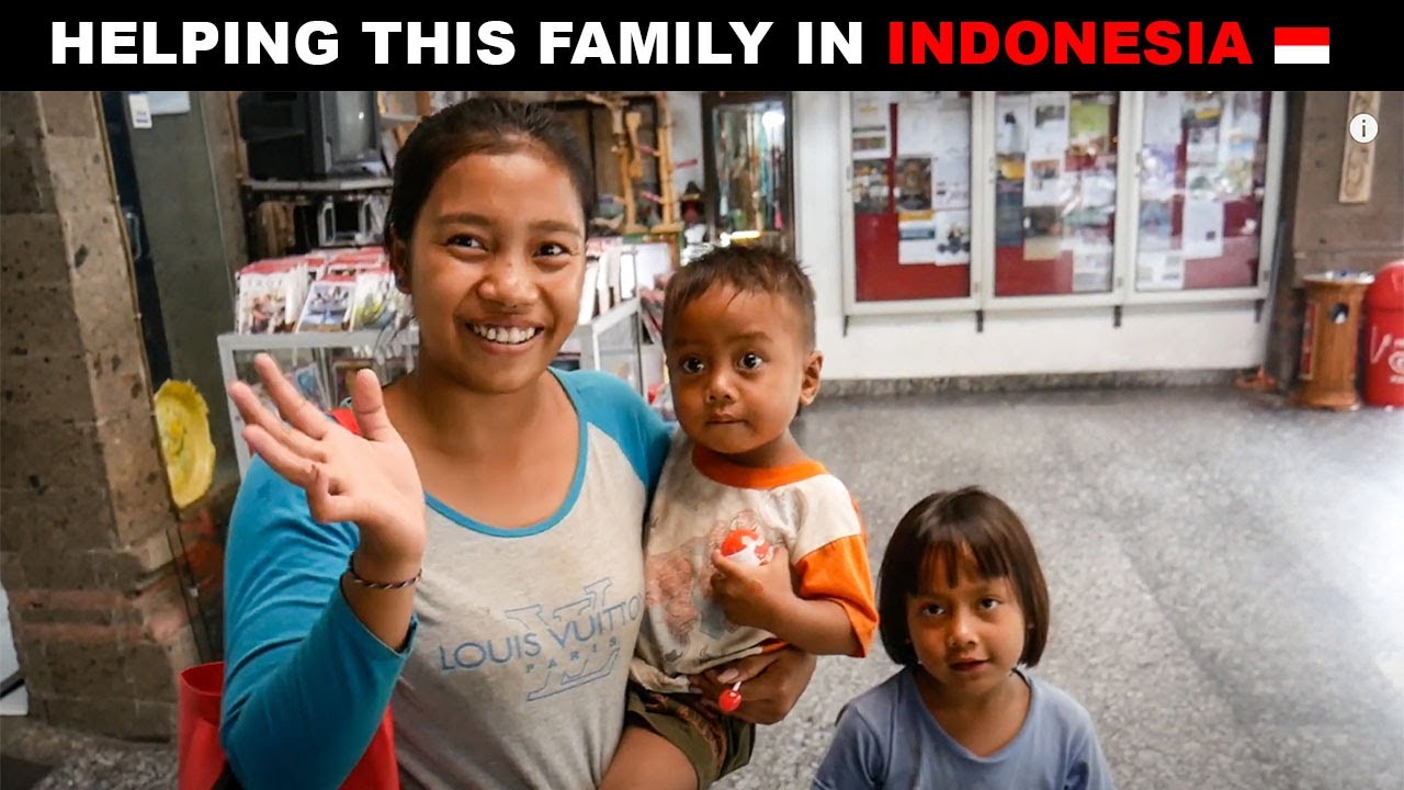 Helping This Family in Indonesia!! The Kindest People Ever!! 🇮🇩