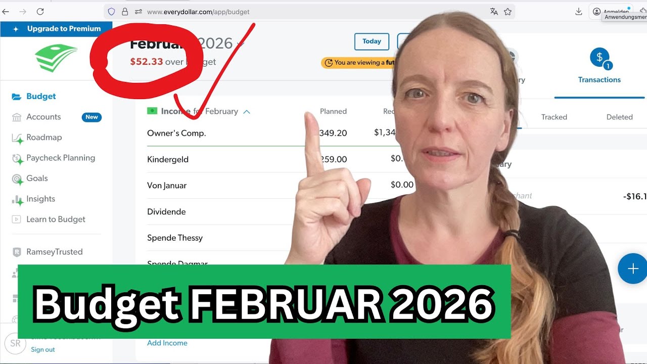 ECHTE ZAHLEN: Mein Februar-Budget als Alleinerziehende. - So spare ich JETZT!