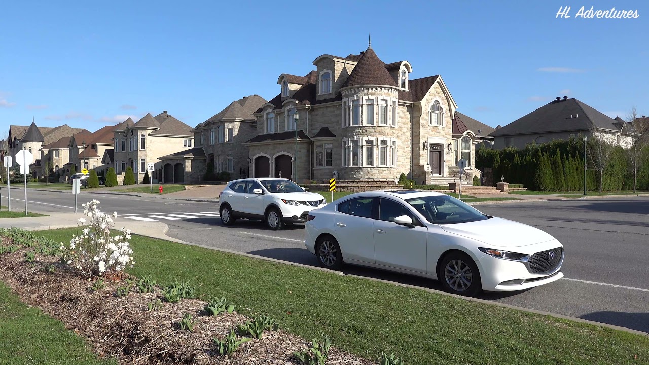 Montreal Luxury Houses,Walking Tour in Nouveau Saint-Laurent,Montreal(Canada)