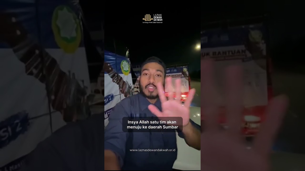 Malam Pertama Perjalanan Konvoi Kemanusiaan untuk Sumatra