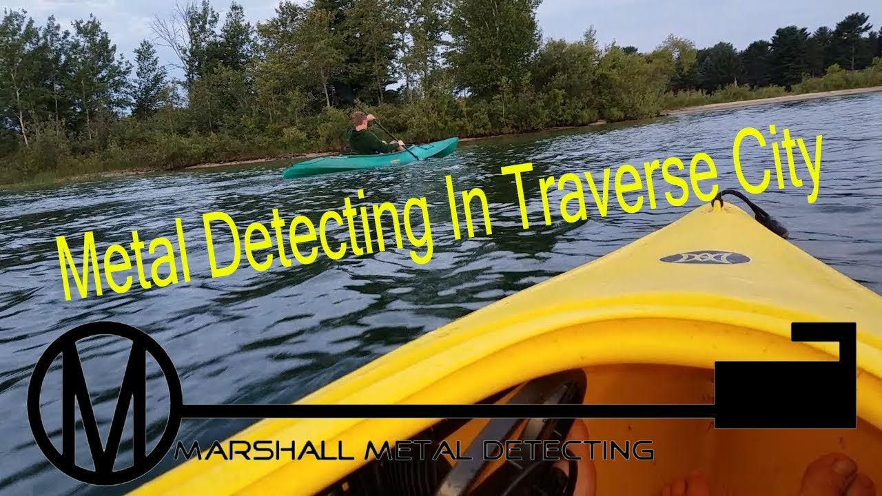 Metal Detecting In Traverse City - A Small Lake Island - Marshall Metal Detecting