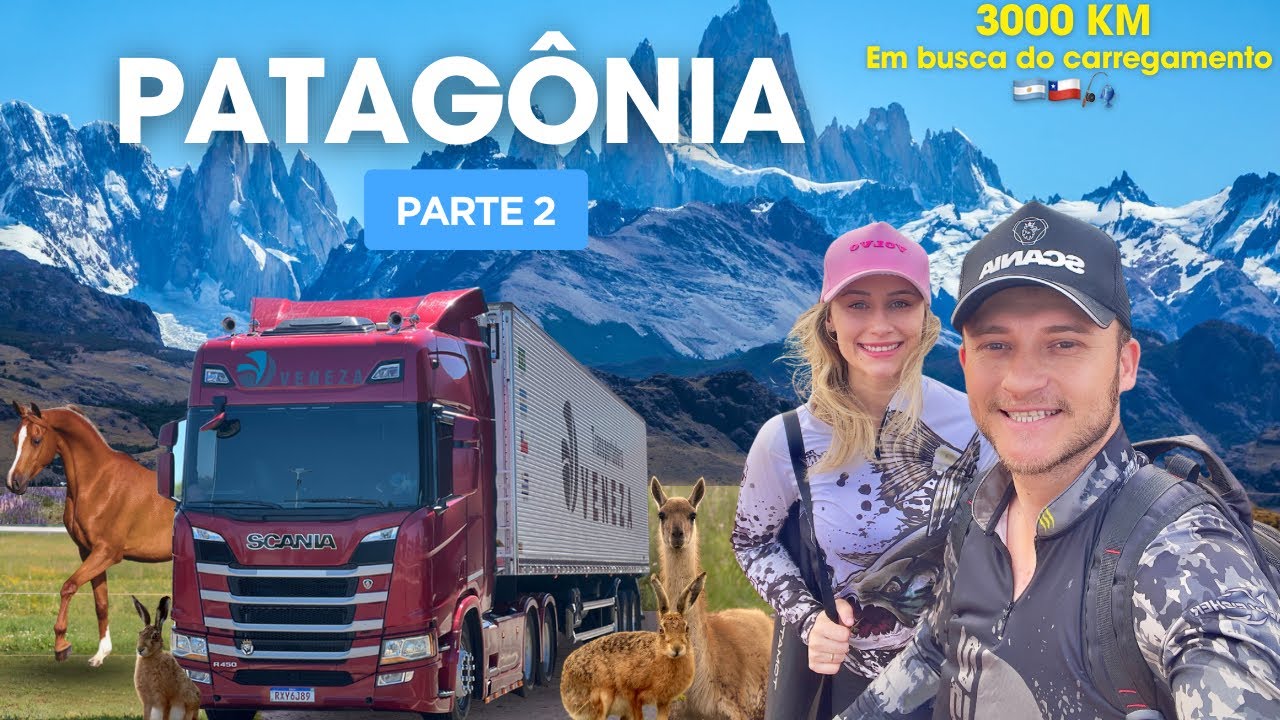 Parte 2: As paisagens SURREAIS 🏜️😍 da Ruta 3 até a fronteira do Chile | de caminhão pelo MERCOSUL 