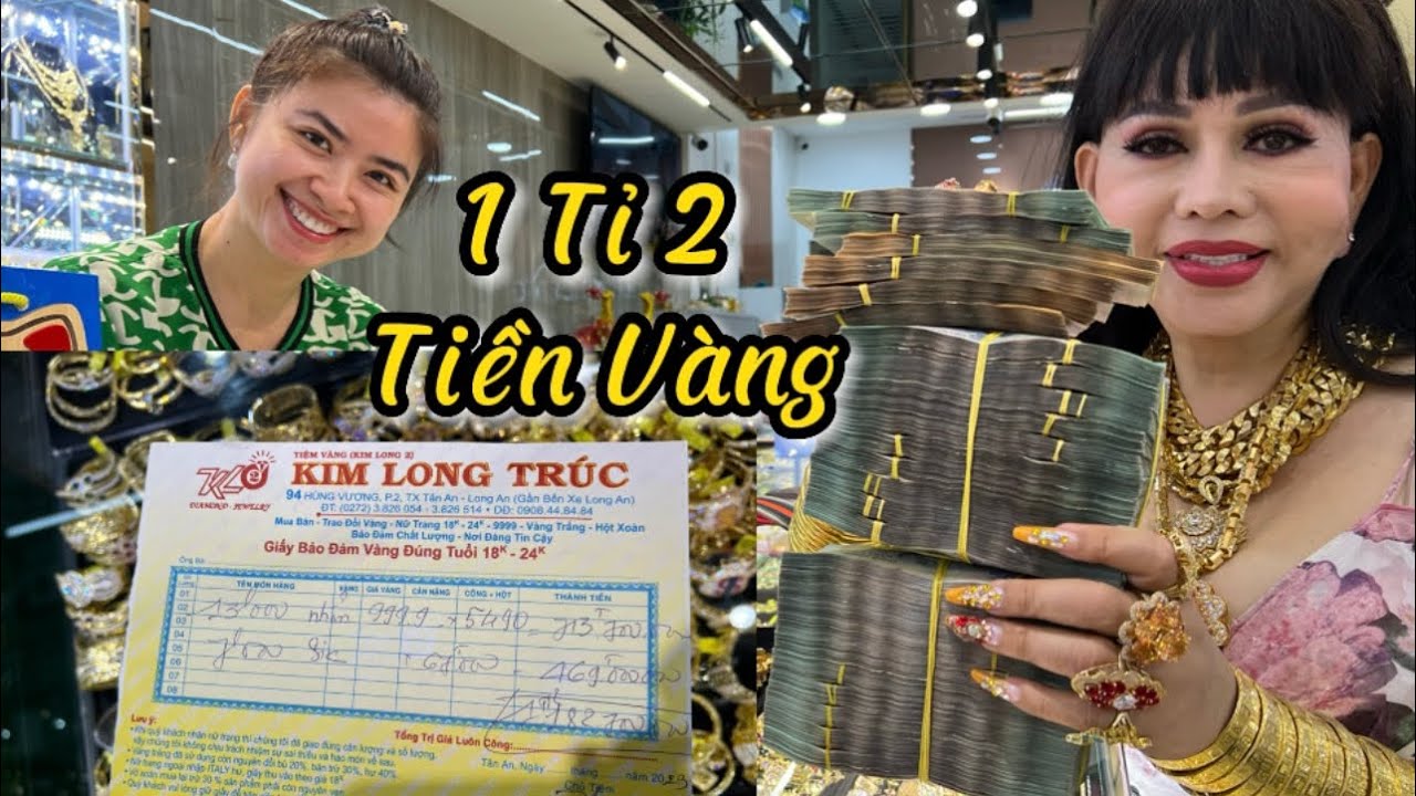 Đầu Năm Đại Gia Diễm Hương mua 1Tỉ 2 tiền vàng / Nhã Vía Đầu Năm cho ai thấy được video này 😘