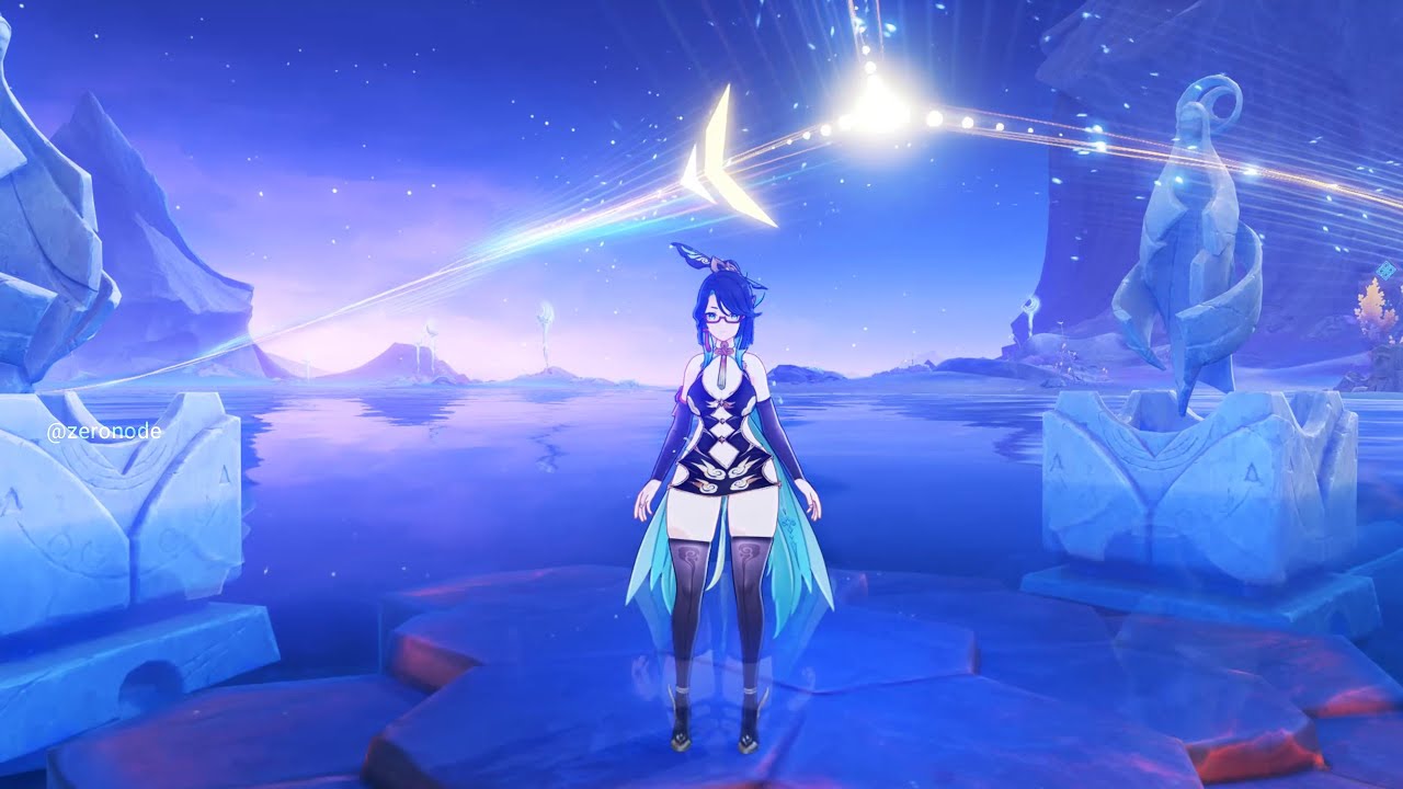 How to Unlock the 3 Statues Luxurious Chest — Hiisi Island Moon Mirrors Route (Genshin)