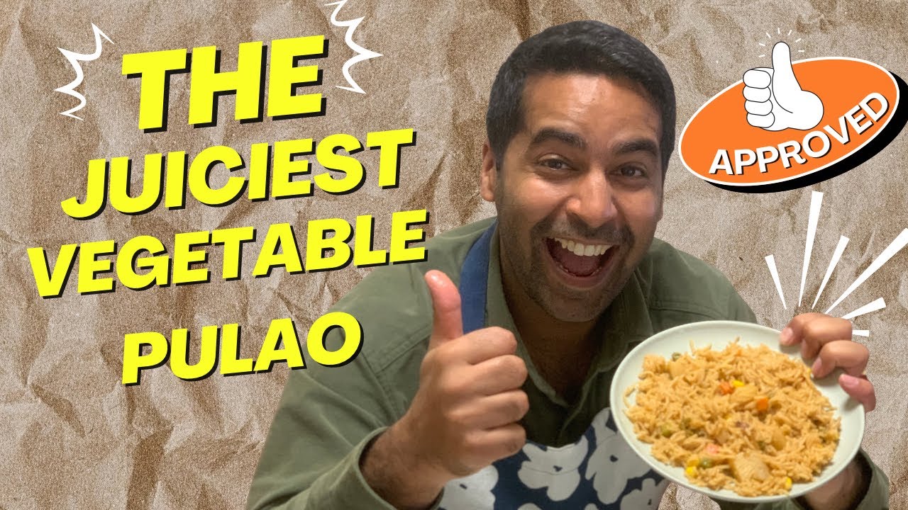 🍚 First Time Making Vegetable Pulao & Loving the Weekend Vibes 🌿✨