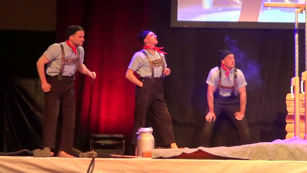 Spassakrobaten Auftritt Buure