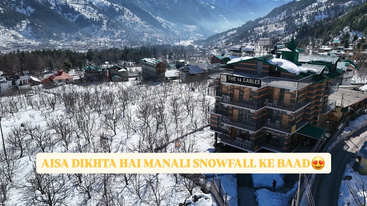 Unbelievable Snowfall Scenes in Manali 😱 | 