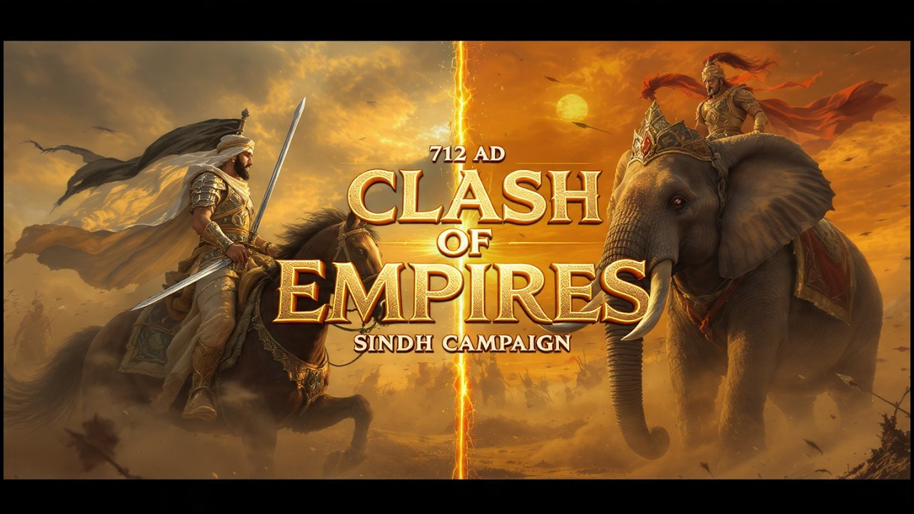 ARAB CONQUEST OF SINDH - MUHAMMAD BIN QASIM V/S RAJA DAHIR