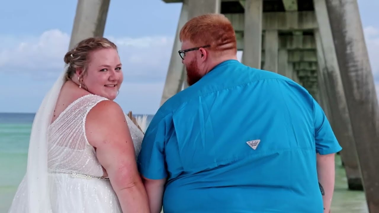 Blue Heron Pavilion Wedding Film | Navarre Beach + Navarre Pier Sunset | Tabitha & Dakota