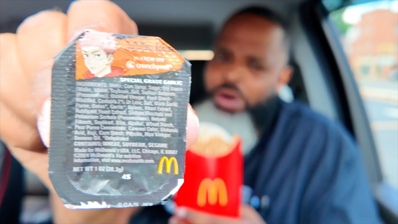 Соус Jujutsu Kaisen от McDonald's УНИЧТОЖАЕТ их новый McFlurry!