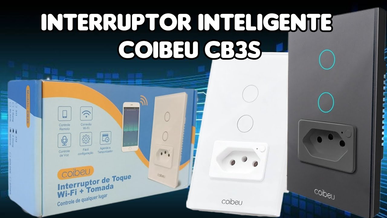 [051ª ED] INTERRUPTOR INTELIGENTE WI-FI | COIBEU - CB3S