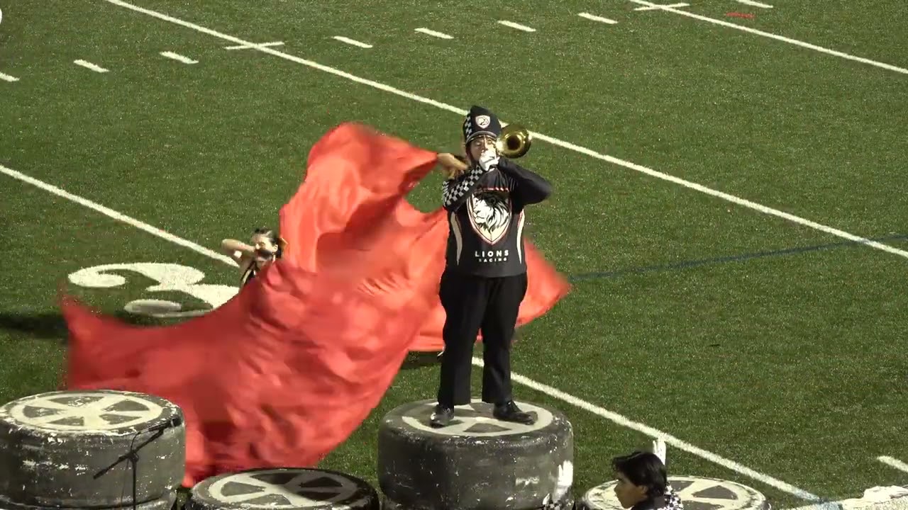 Warhill Marching Lions at 2024 Williamsburg Marching Band Showcase