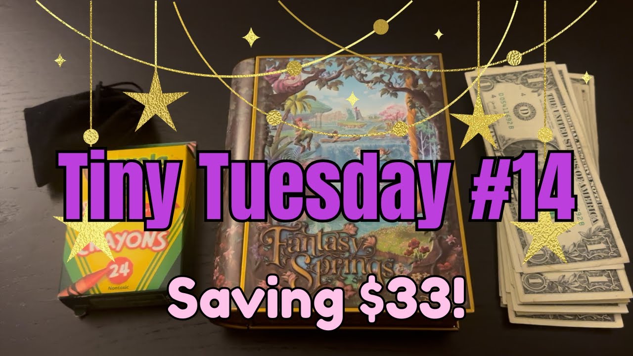 Tiny Tuesday #14 | $33 Savings Challenge | Saving for Costco and Kids Clothes | 4th Week of December