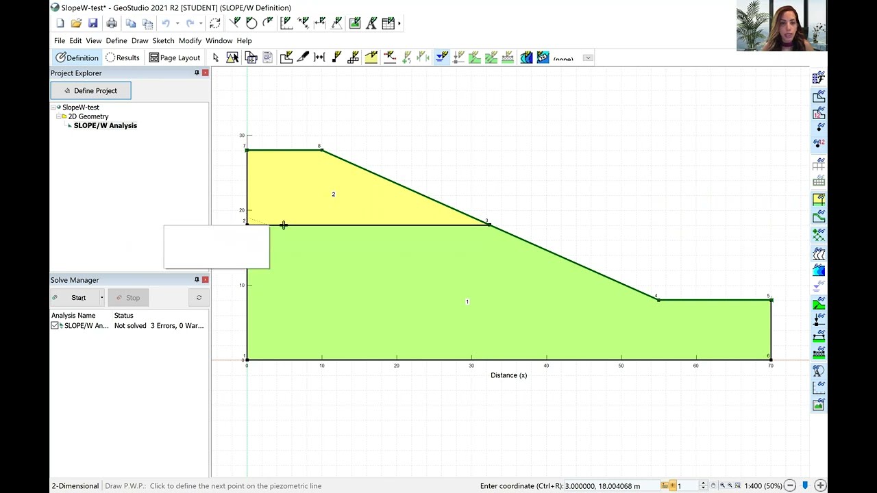 SLOPE/W 2021 Tutorial - Different types of slope stability analysis