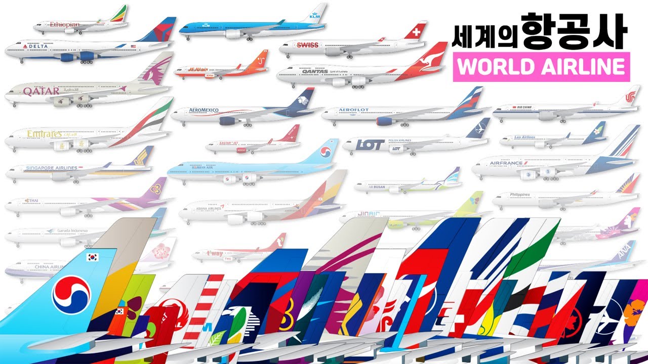 [Учите корейский с картинками] World Airlines.