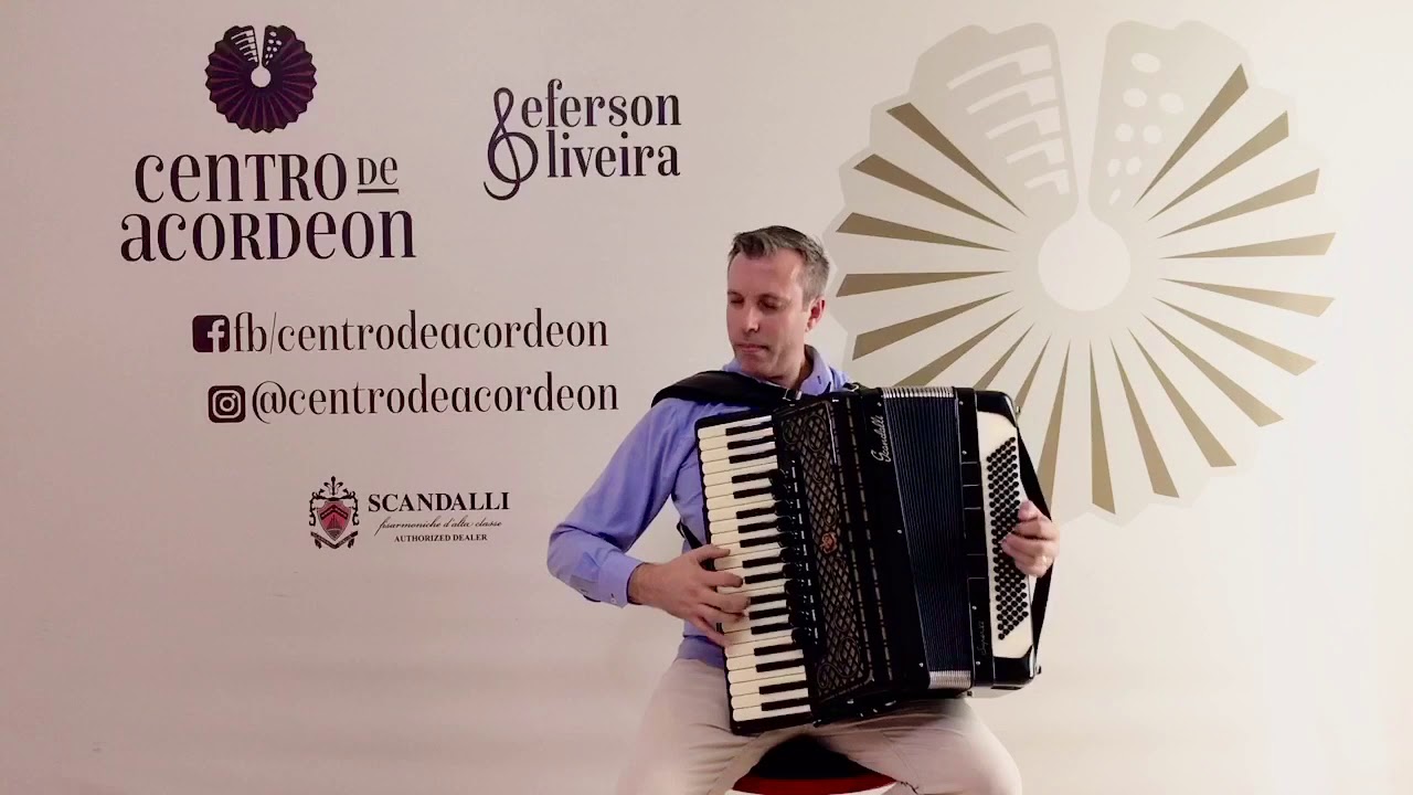 Acordeon Scandalli Super VI 4S - Cass Duplo - Quarta - Jeferson Oliveira