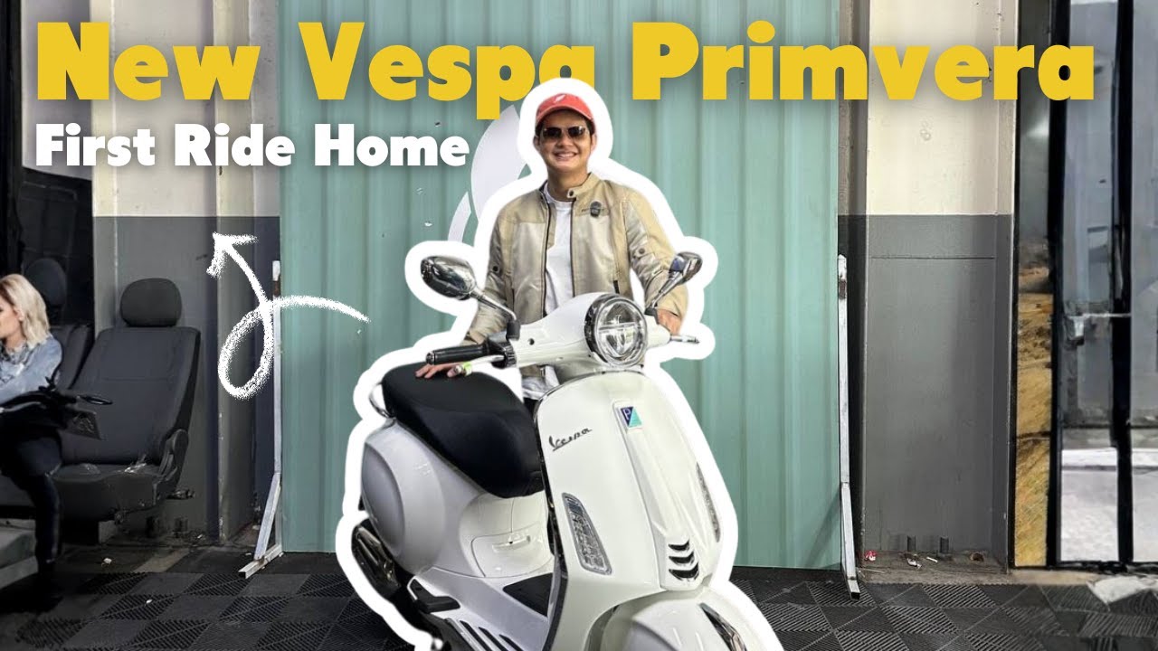 New Scooter Day | Vespa Primavera 150 (2026) First Ride Home