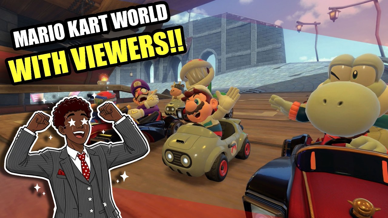 🔴LIVE - Mario Kart World with Viewers! #mariokartworld #live