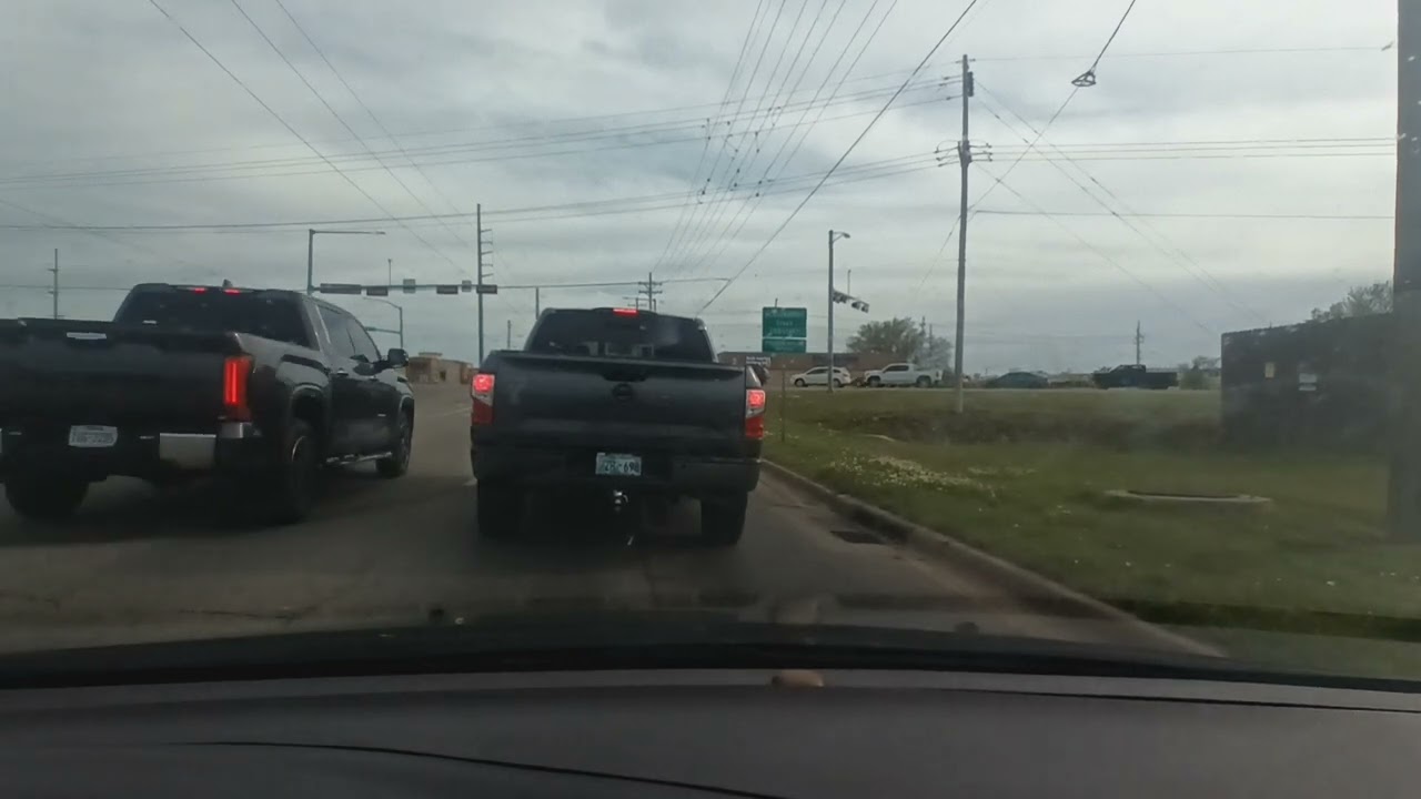 Driving to work in Lawton Oklahoma