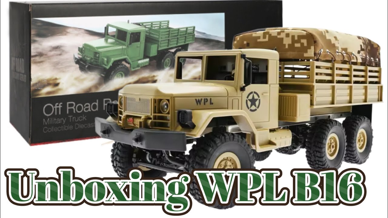 Unboxing the WPL B16 RTR (newest version)