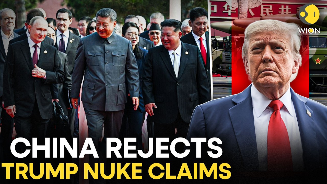 US vs China LIVE: Beijing Rejects Trump’s Secret Nuclear Test Claims | WION