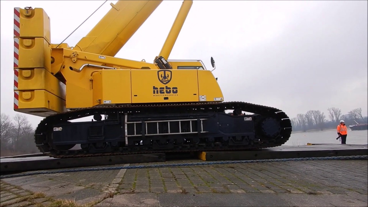 Schwertransport  - Rampe fast zu steil