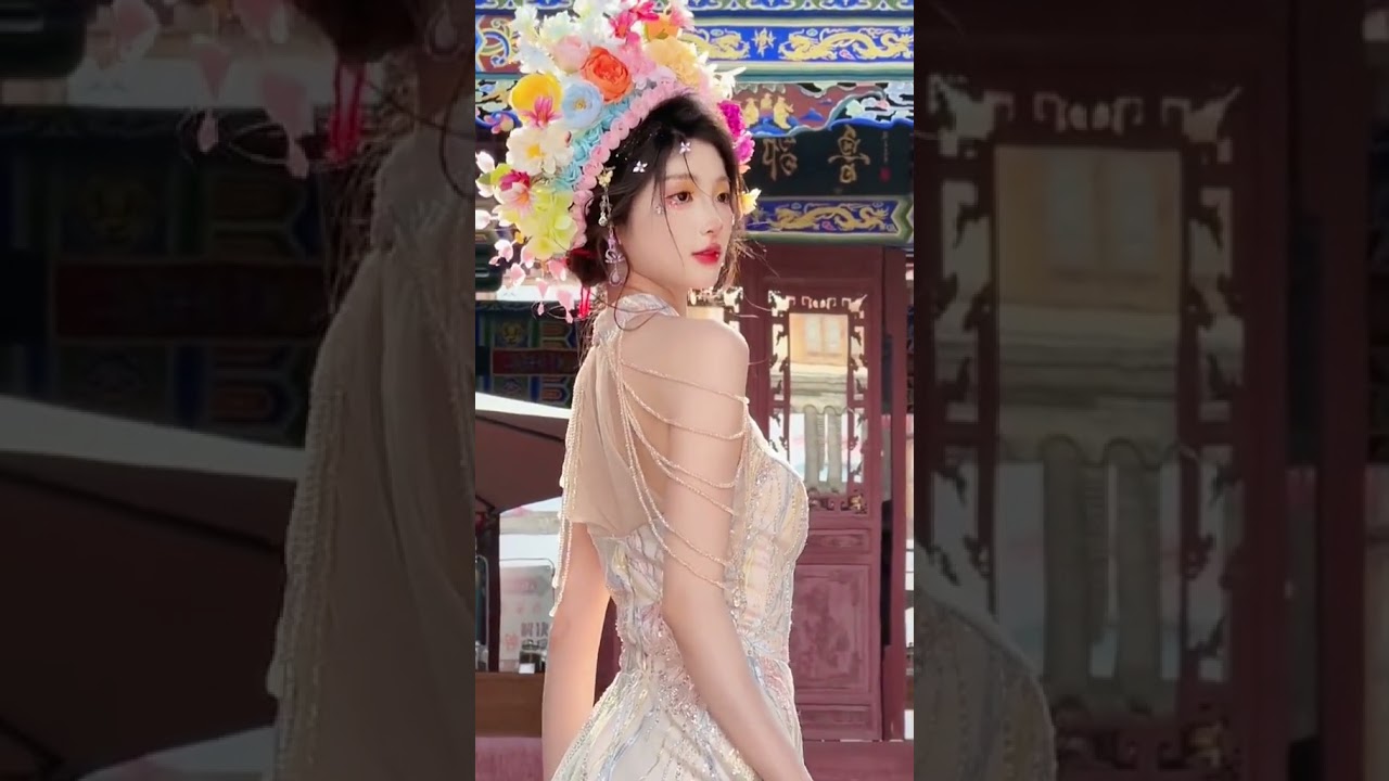 beauty in hanfu #longlegs #dancer #cheongsam #dancing #beautifullgirl #hanfudance #hanfugirl