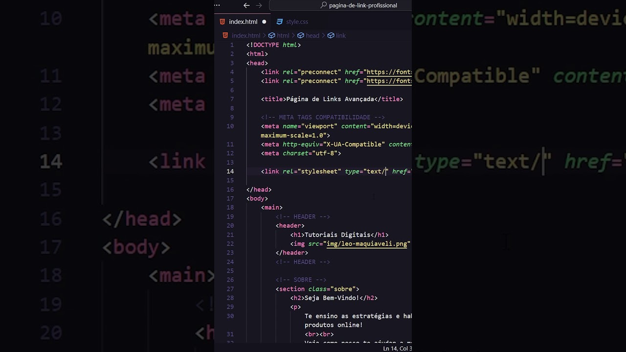 Como Adicionar o CSS no HTML - Tutorial Front-end