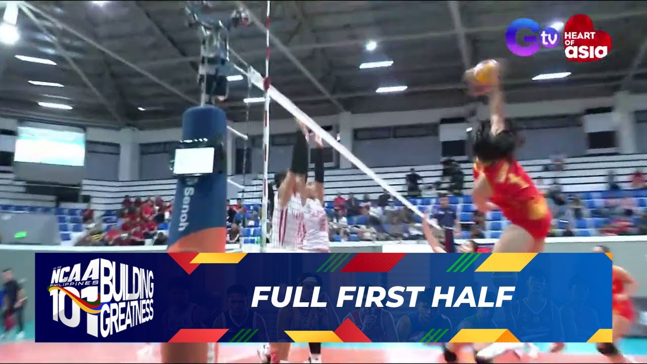 FULL FIRST HALF - San Beda Lady Red Spikers vs SSC-R Lady Stags | NCAA Season 101
