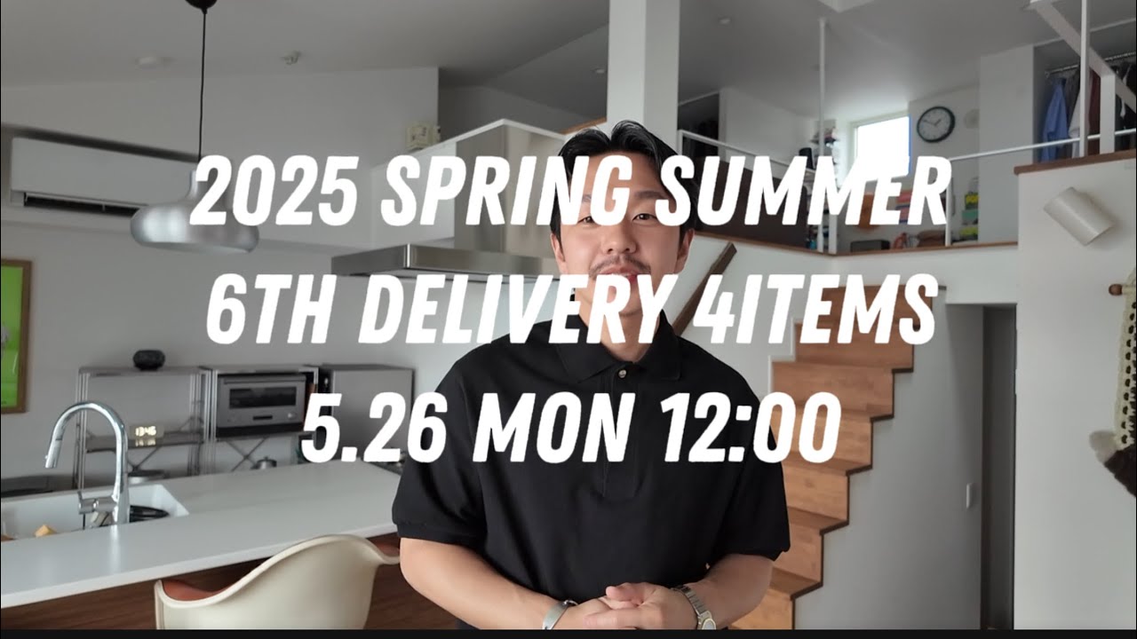 【BOLDMAN】2025ss 6th delivery 5.26 