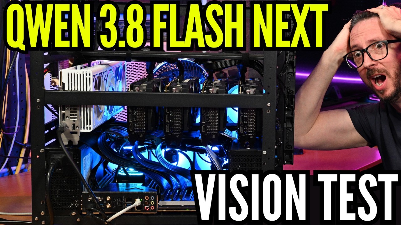 Qwen 3 8 Flash Next VISION Local Ai Test