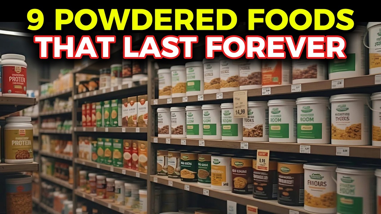 11 Powdered Foods That LAST FOREVER! 27+ Year Shelf Life