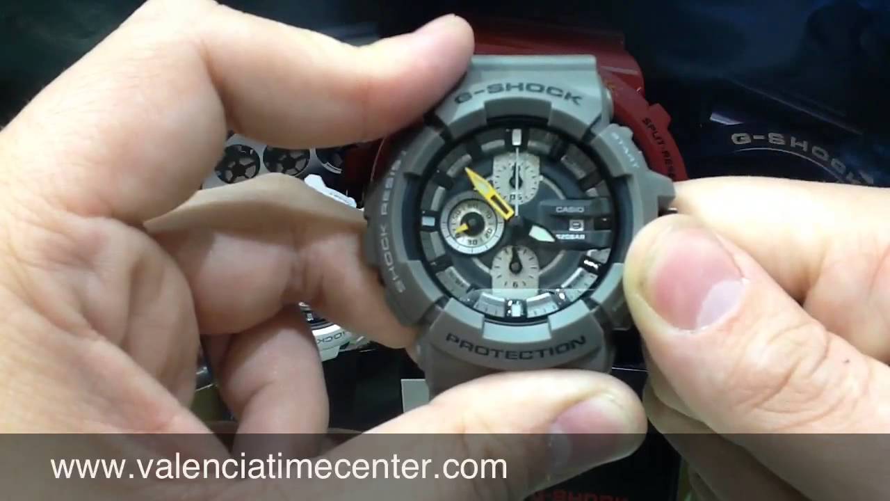 Casio G-Shock GAC100RG-7 & GAC100-8A watch review by Valencia Time Center