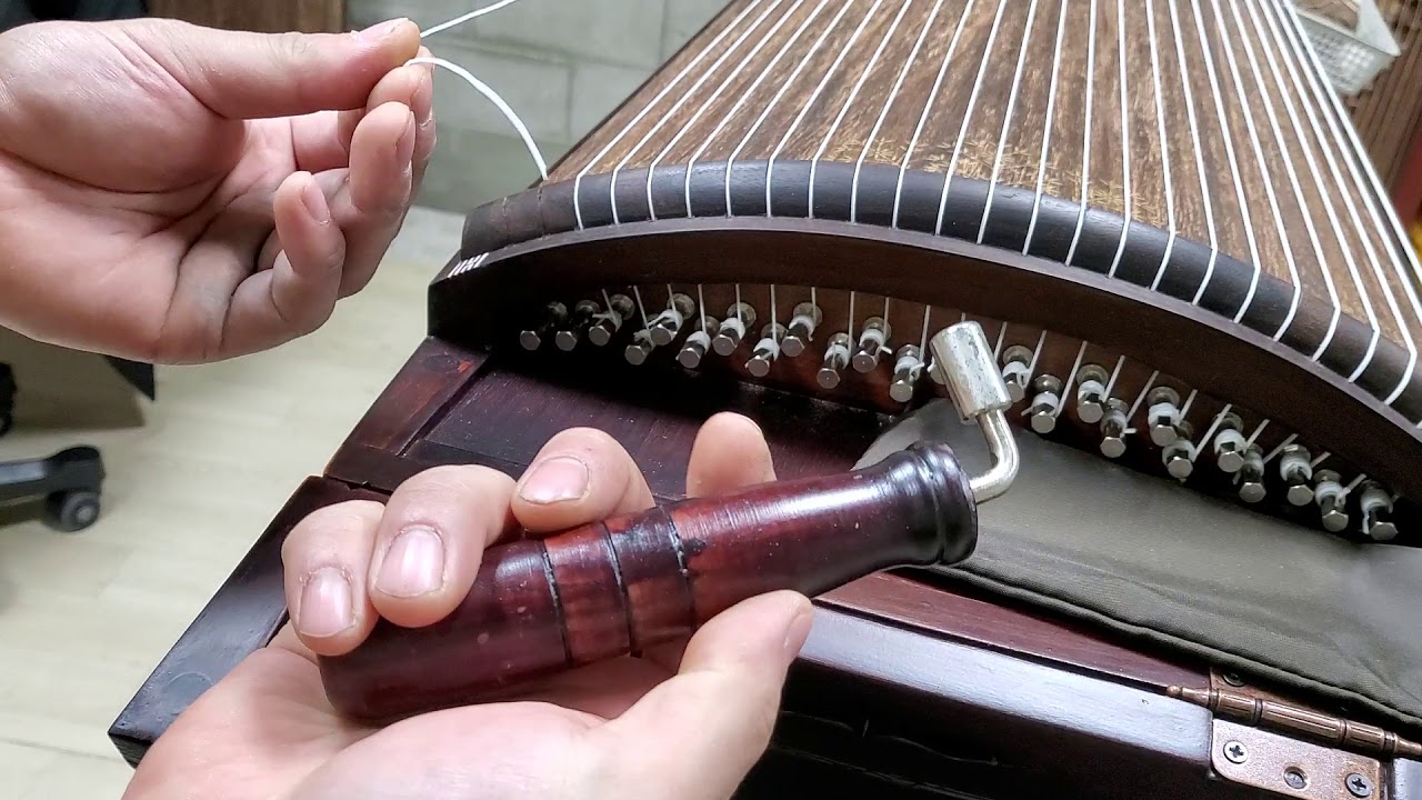 25현 가야금 줄 교체방법입니다(모든 악기사 통합)