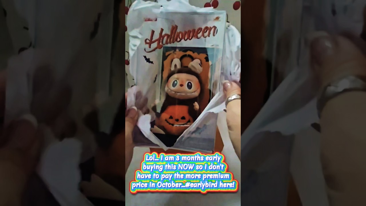 A MYSTERY LABUBU UNBOXING | 3 Months Early?!🤭 No more LAFUFUs please! 🎃 #mysterybox