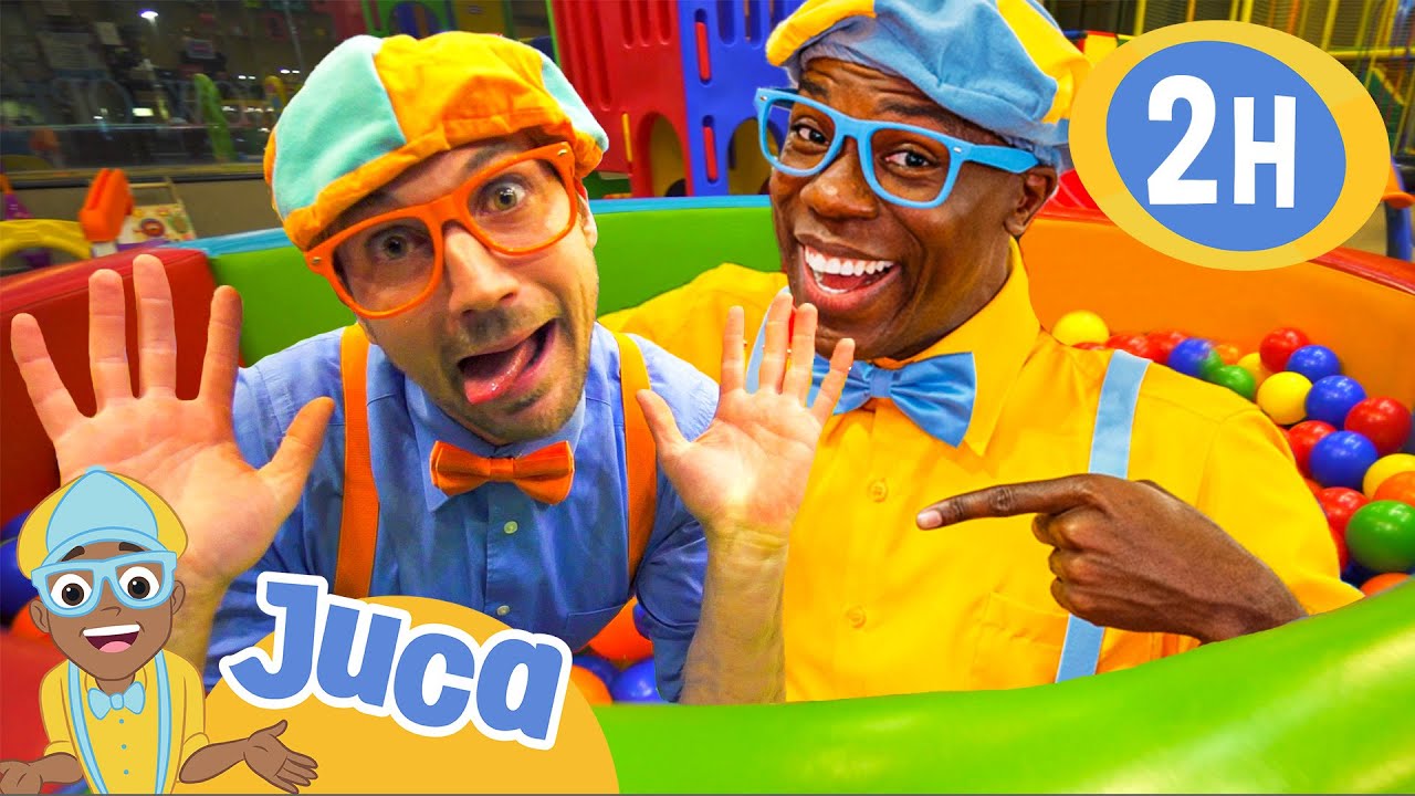 JUCA APRESENTA: Visitando Parques Cobertos com Blippi | Juca Brasil | Videos Educativos em Português