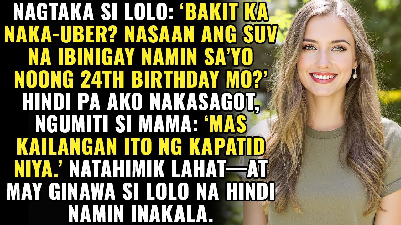 Nagtatakang Tinanong Ako ni Lolo, 'Bakit Ka Naka-Grab? Nasaan ang SUV na Ibinigay Namin sa'yo?'..