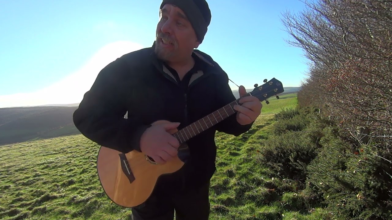 A LONG DECEMBER by Counting Crows.  Baritone Ukulele Cover,  chords below ⬇️
