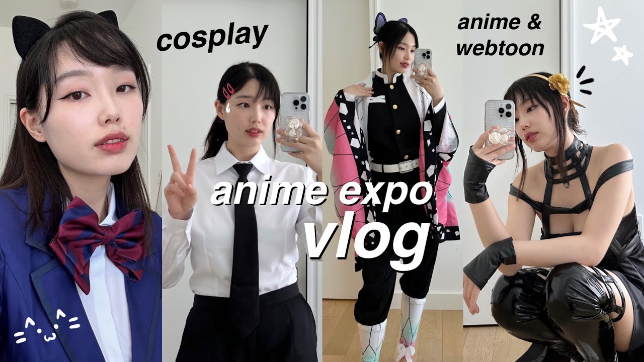 ВЛОГ ANIME EXPO 2023: первый опыт косплея, GRWM, любимое аниме и вебтун