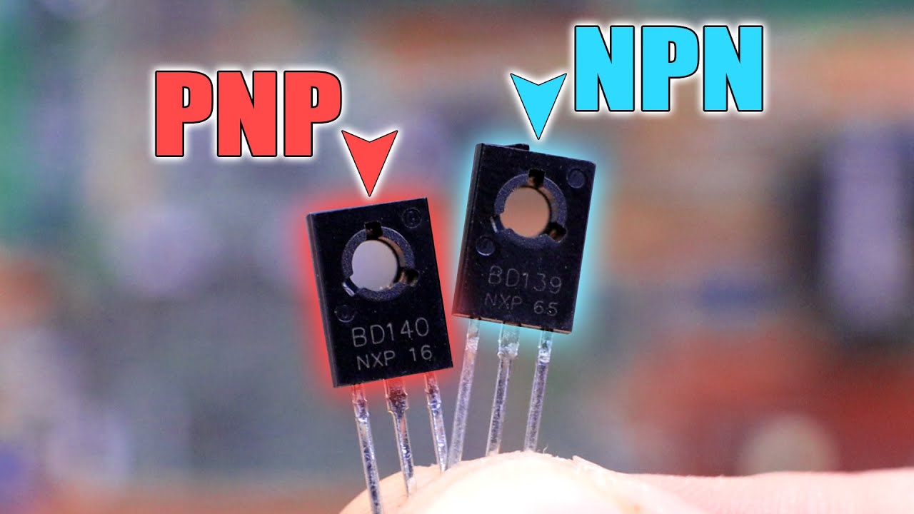 ¿Qué son los transistores BJT y cómo funcionan? Tipo NPN y PNP