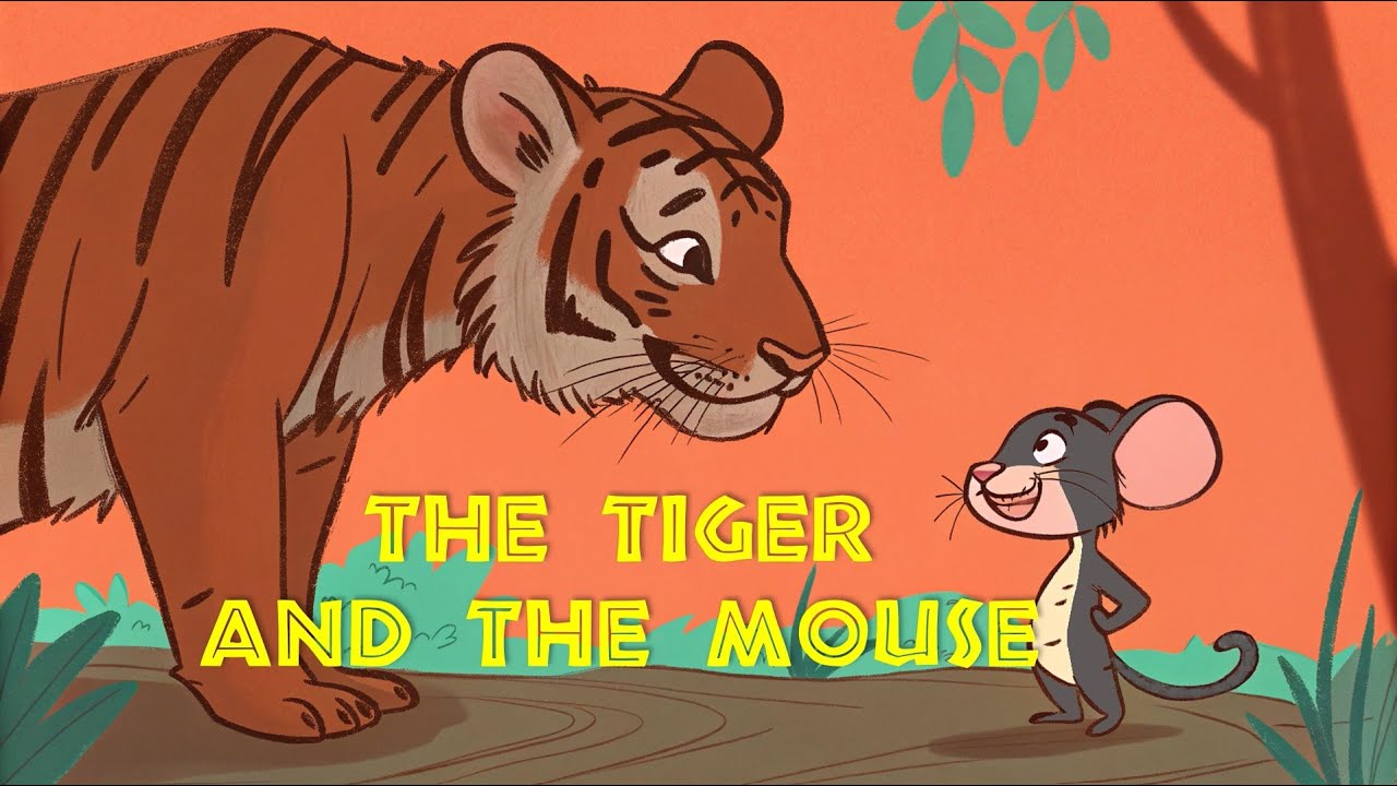 The Tiger and The Mouse #TigerAndMouse #MoralStory #ShortStoryForKids #EnglishStory #AnimalStory