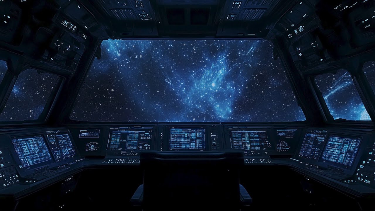 White Noise For Sleep | Spaceship Sounds for Deep Sleep 4K