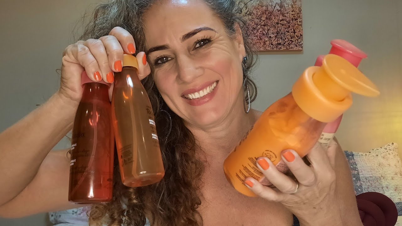 Comparação...hidratante manga rosa e agua de coco/ e o acerola e hibisco 🥭 🌺...Natura!